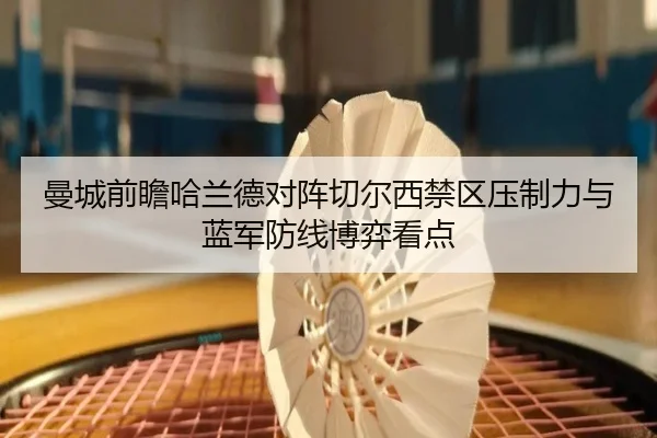曼城前瞻哈兰德对阵切尔西禁区压制力与蓝军防线博弈看点